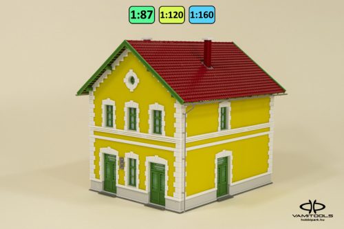 3. oszt. HÉV díszes állomásépület {503}