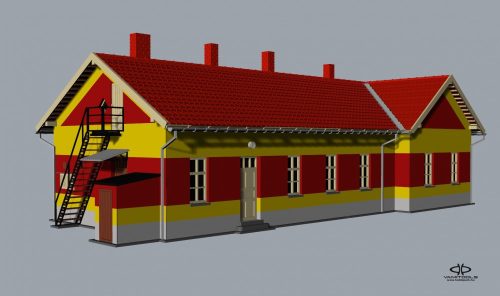 Gádoros jellegű állomásépület {507}