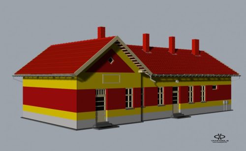 Gádoros jellegű állomásépület {507}