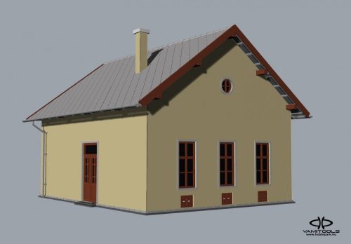 4. oszt. HÉV dísz nélküli állomásépület {536}