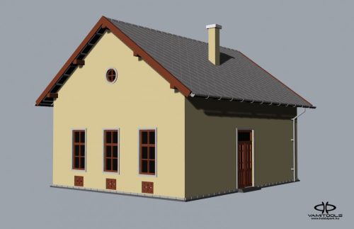 4. oszt. HÉV dísz nélküli állomásépület {536}