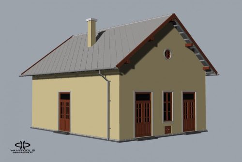 4. oszt. HÉV dísz nélküli állomásépület {536}