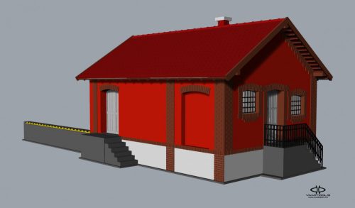 Vasúti raktárépület {542}