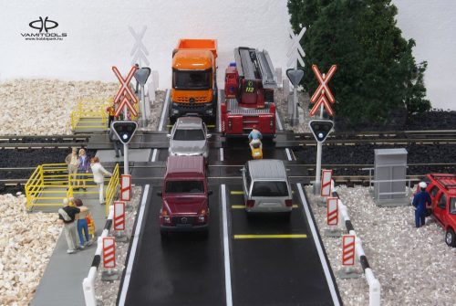 Kétvágányos fénysorompó szett {2074}