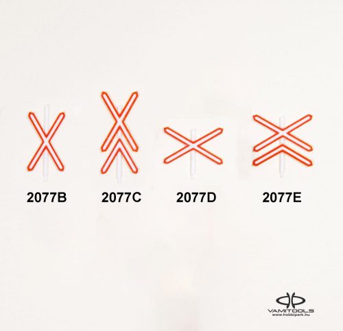 Level cross signal (with LEDs, DIY kit) {2077A-E}