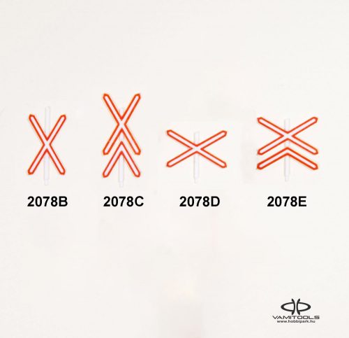 Fénysorompó (LED-nélkül, építőkészlet) {2078A-E}