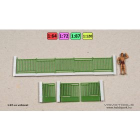 Metal fence and gate {2104A/B}