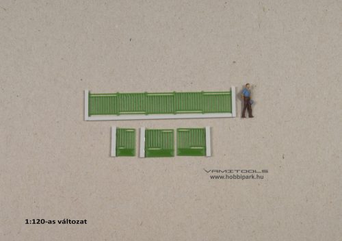 Metal fence and gate {2104A/B}