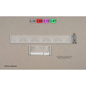 Metal fence and gate {2105A/B}