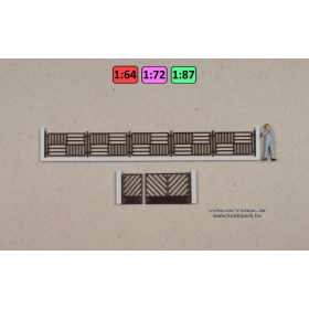 Metal fence and gate {2107A/B}