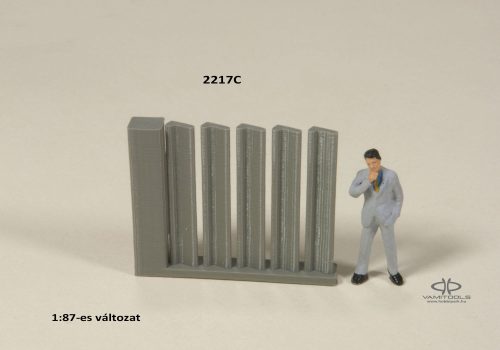 Oszlopos betonkerítés {2217A/B/C}