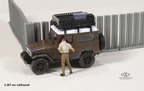 Oszlopos betonkerítés {2217A/B/C}