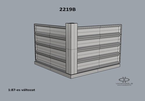 Ipari betonkerítés {2219A/B}