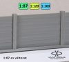 Concrete industrial fence {2220A/B}