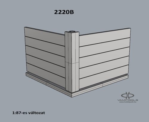 Ipari betonkerítés {2220A/B}