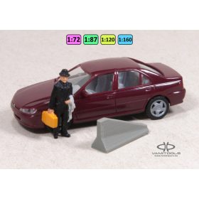 Beton terelőelem, rövid lefutó {2231}