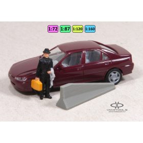 Beton terelőelem, hosszú lefutó {2232}