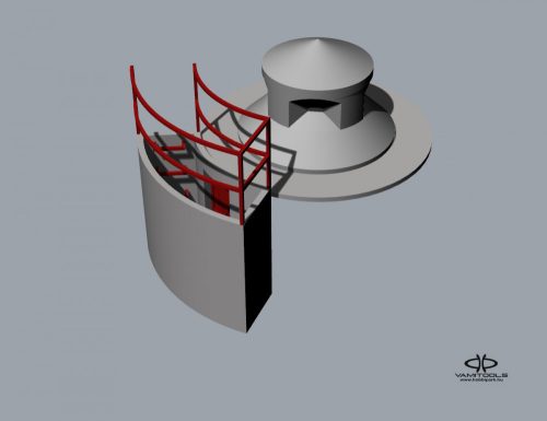 Beton búvólyuk, bunker {558A/B}