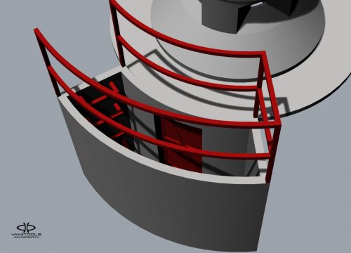 Beton búvólyuk, bunker {558A/B}