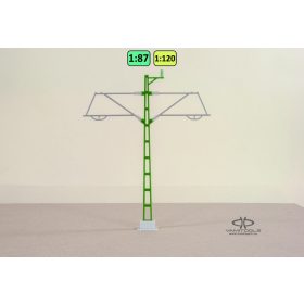 Kétkaros felsővezetéktartó oszlop {2247}