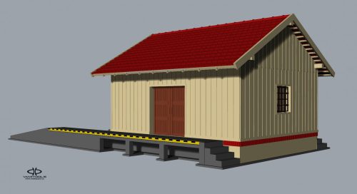 Goods shed {554}