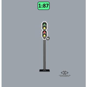 Railway signal GYRY+W {2267}