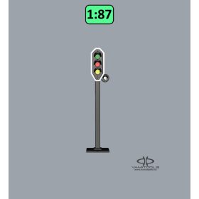 Railway signal GRY+W {2269}