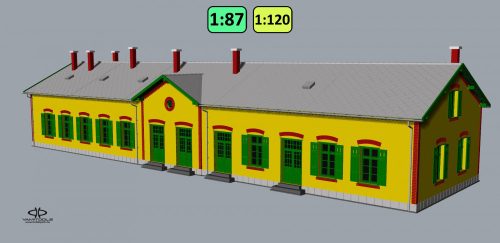 2. oszt. Déli vasút állomásépület {556}