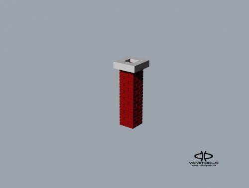 Egykürtős téglakémény {2093}