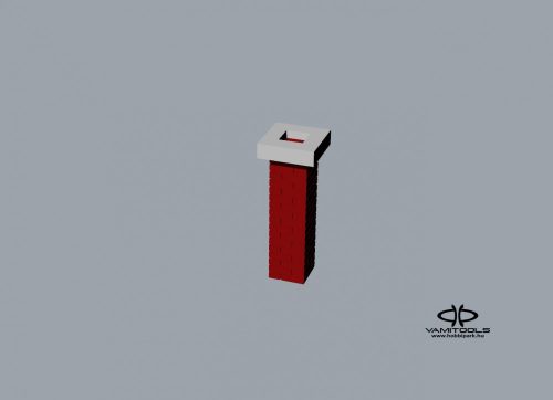 Egykürtős téglakémény {2093}