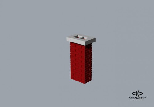 Kétkürtős téglakémény {2094}