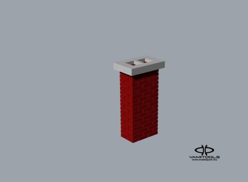 Kétkürtős téglakémény {2094}