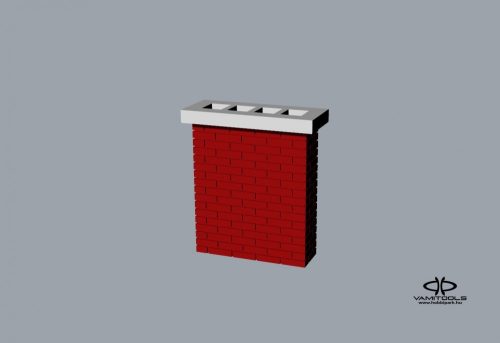 Négykürtős téglakémény {2096}