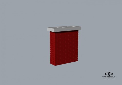 Négykürtős téglakémény {2096}