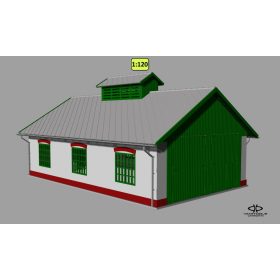 Narrow gauge engine shed {586}