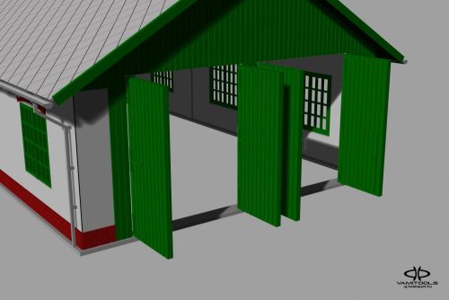 Narrow gauge engine shed {586}