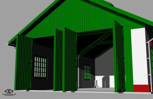 Narrow gauge engine shed {586}