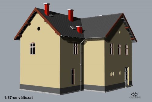 Leányvár jellegű állomásépület {564}