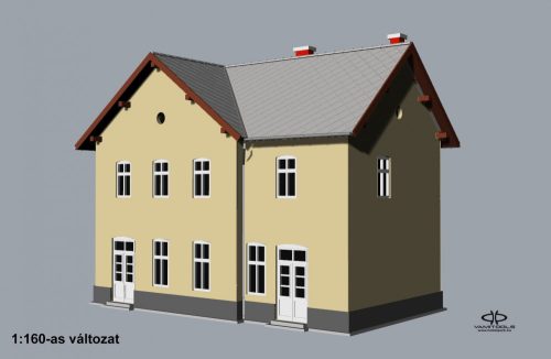 Leányvár jellegű állomásépület {564}