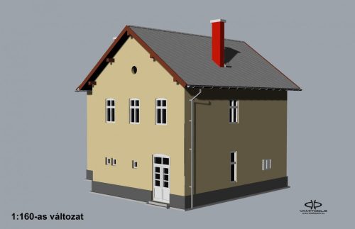 Leányvár jellegű állomásépület {564}