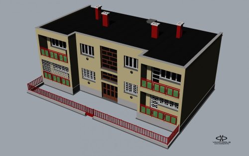 modell társasház, modell lakóépület, modell lakás, modell ház, modell épület, modell családi ház