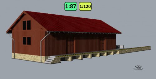 Goods shed {566}