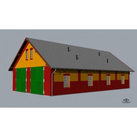 Narrow gauge engine shed {570}