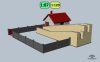 Cattle loader ramp with office {571A/B}