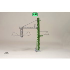 Háromtartós felsővezetéktartó oszlop {2144}