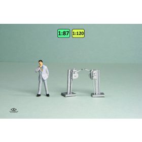 Railway barrier winch {2151}