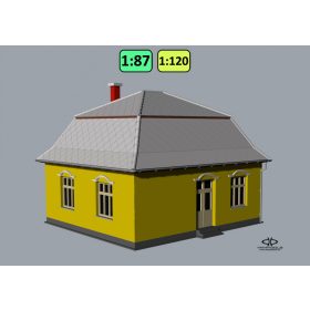 House with mansard roof {016}