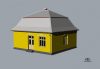 House with mansard roof {016}