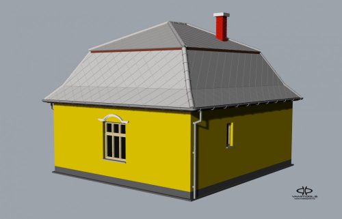 N 1:160 ház, N 1:160 Manzárdtetős ház, N 1:160 épület, N 1:160 kádárkocka, N 1:160 családi ház