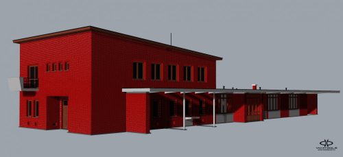 Pécel jellegű állomásépület {577}